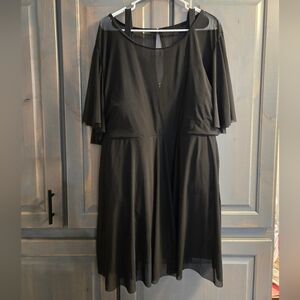 Bloomchic Elegant Black SwimDress Sz Plus 26 NWT